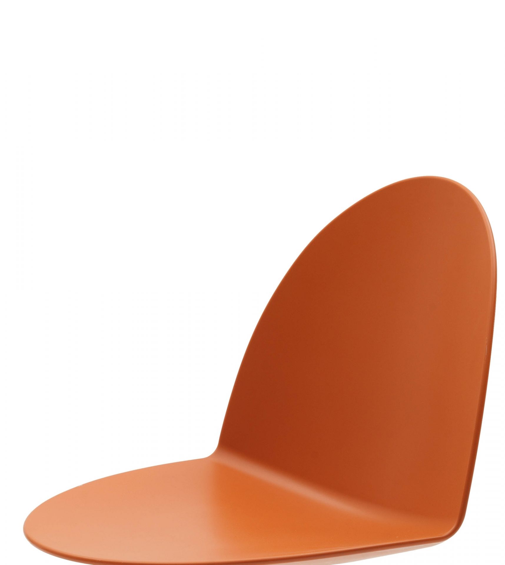 Camel Bar stool Sled base Segis orange